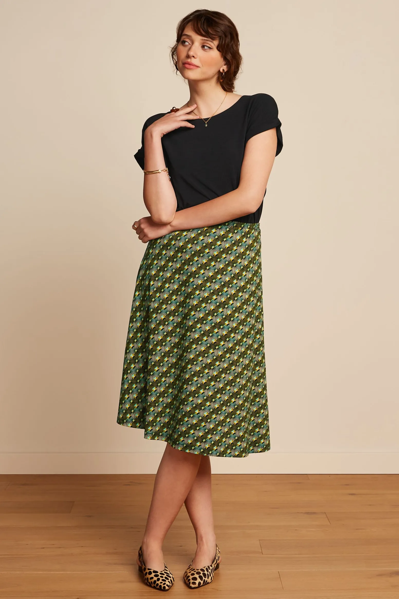 King Louie Rokken|Juno Skirt Tate Black