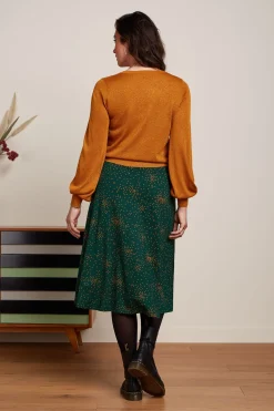 King Louie Rokken|Juno Skirt Valentine Pine Green