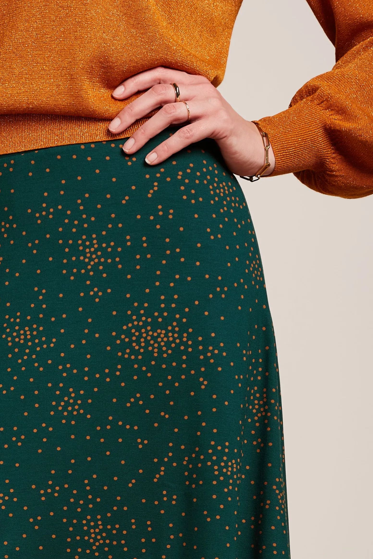 King Louie Rokken|Juno Skirt Valentine Pine Green