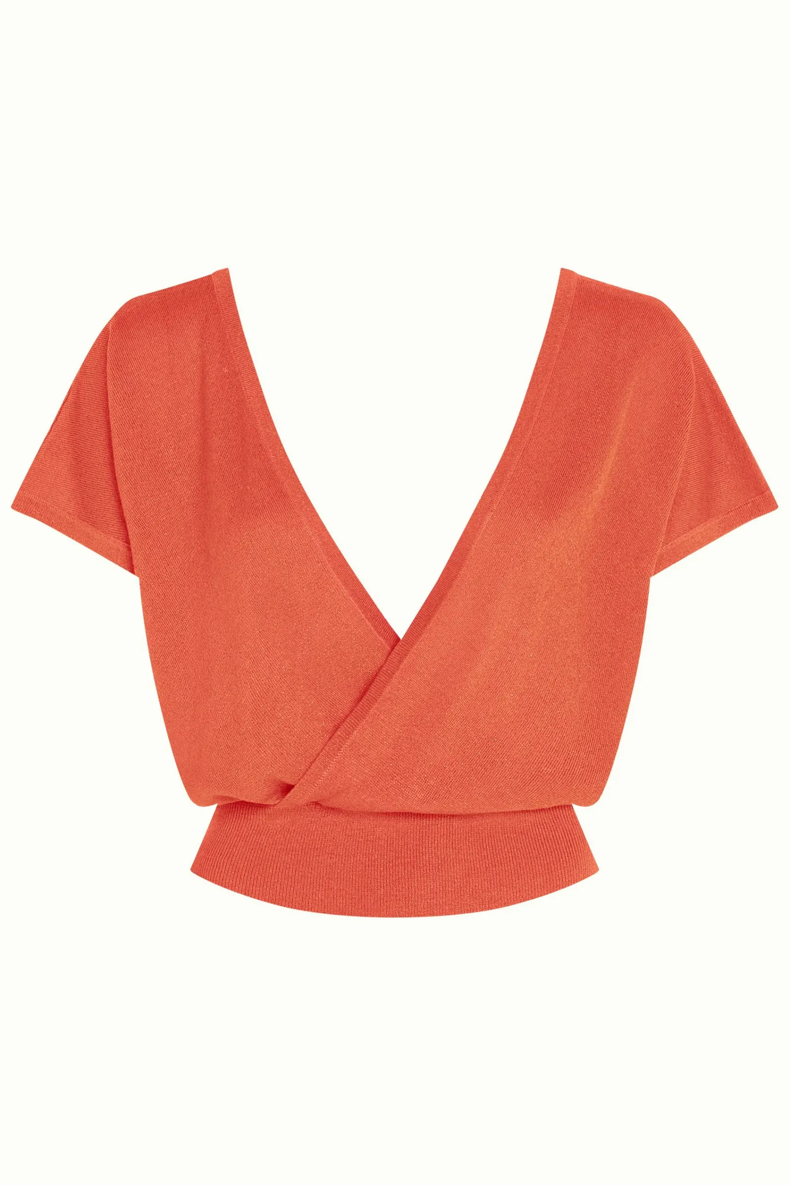 King Louie Tops & Shirts|Kate Cross Top Spiro Flame Orange