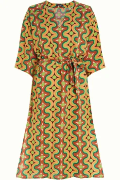 King Louie Jurken|Kiki Kaftan Kizko Black