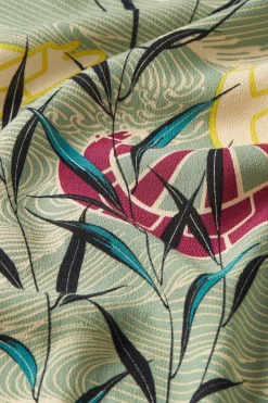 King Louie Jassen & Blazers|Kimono Long Blush Dusty Turquoise