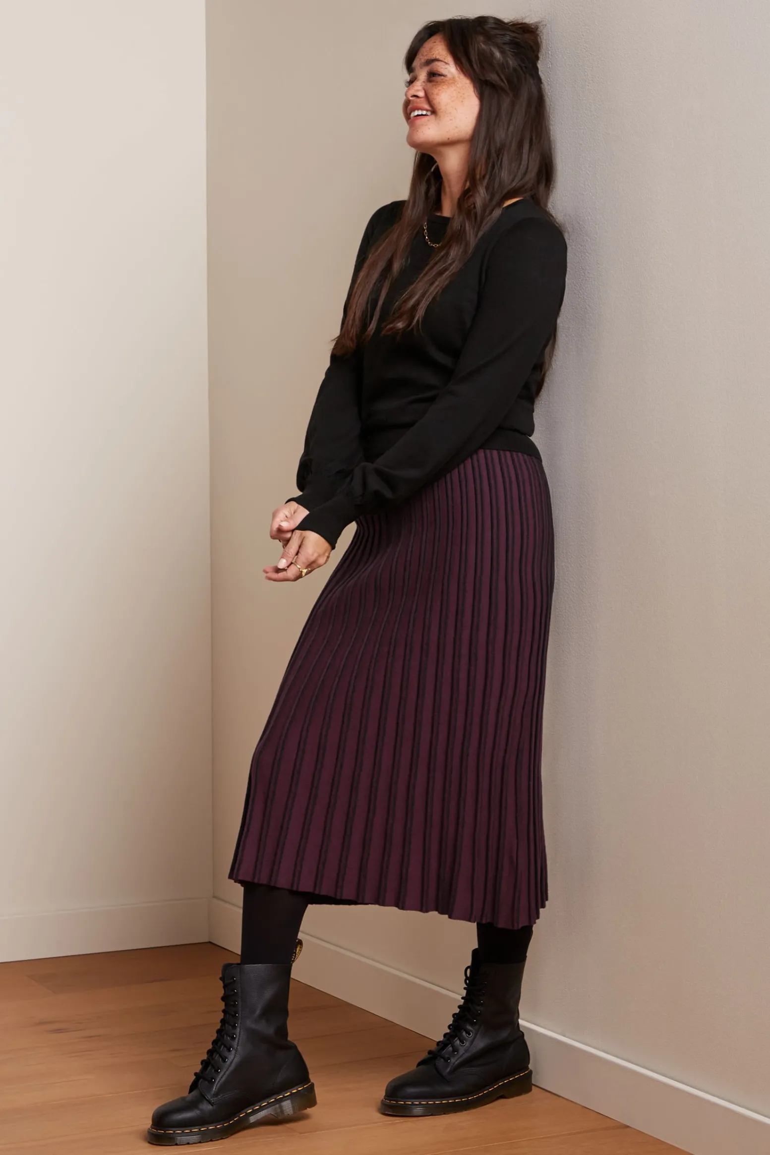 King Louie Rokken|Knit Skirt Gilmour Black