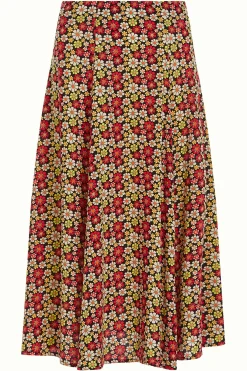 King Louie Rokken|Laia Skirt Jackie Fiery Red