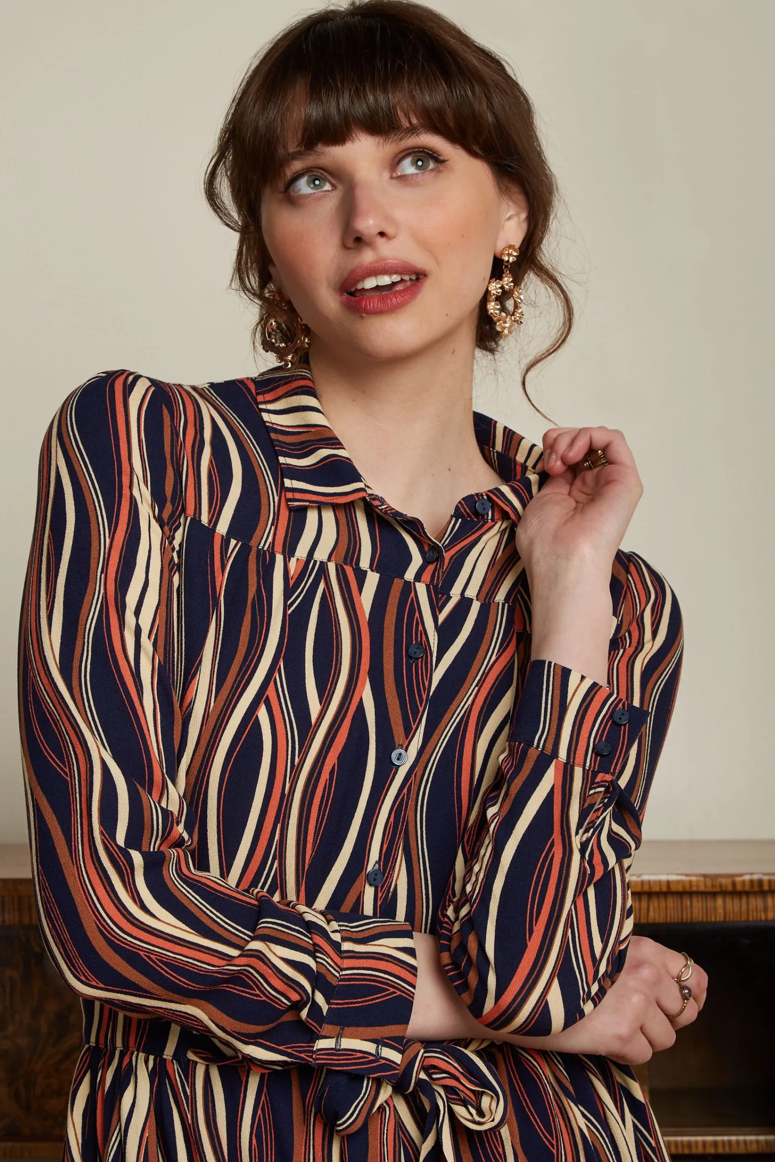 King Louie Jurken|Lalia Dress Merrill Blue
