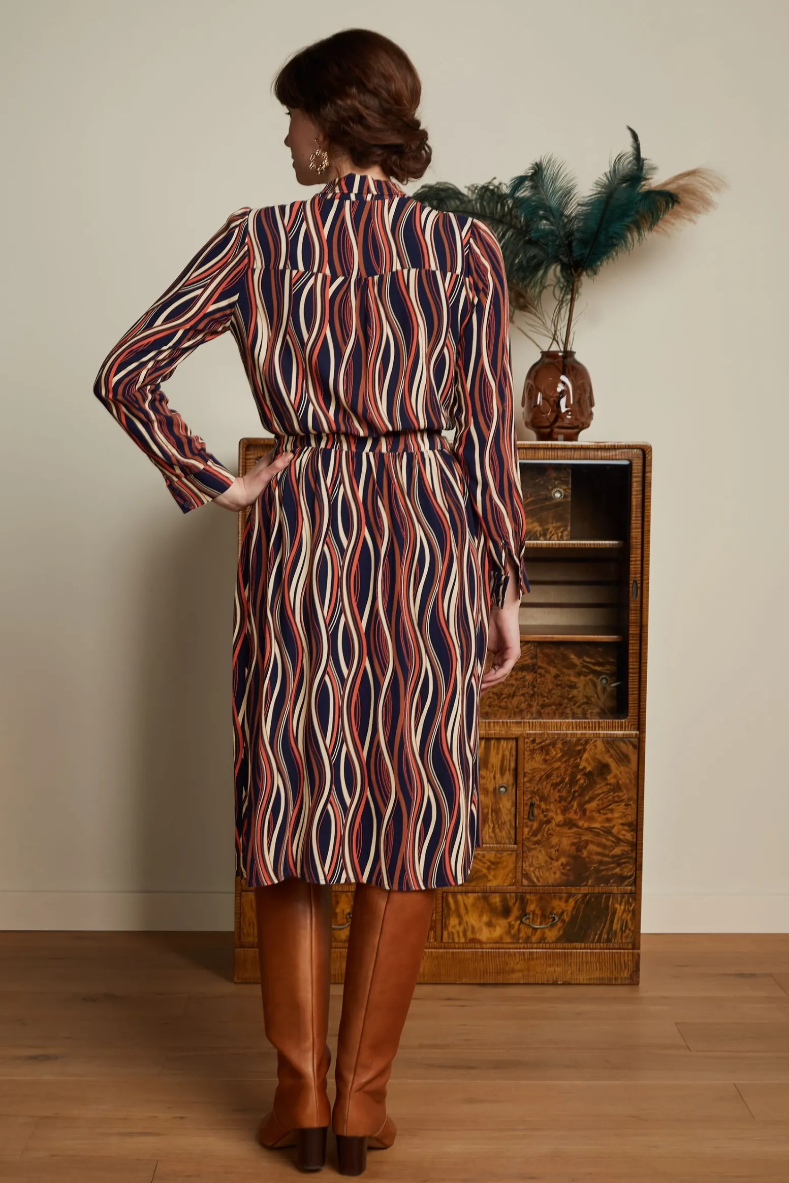 King Louie Jurken|Lalia Dress Merrill Blue