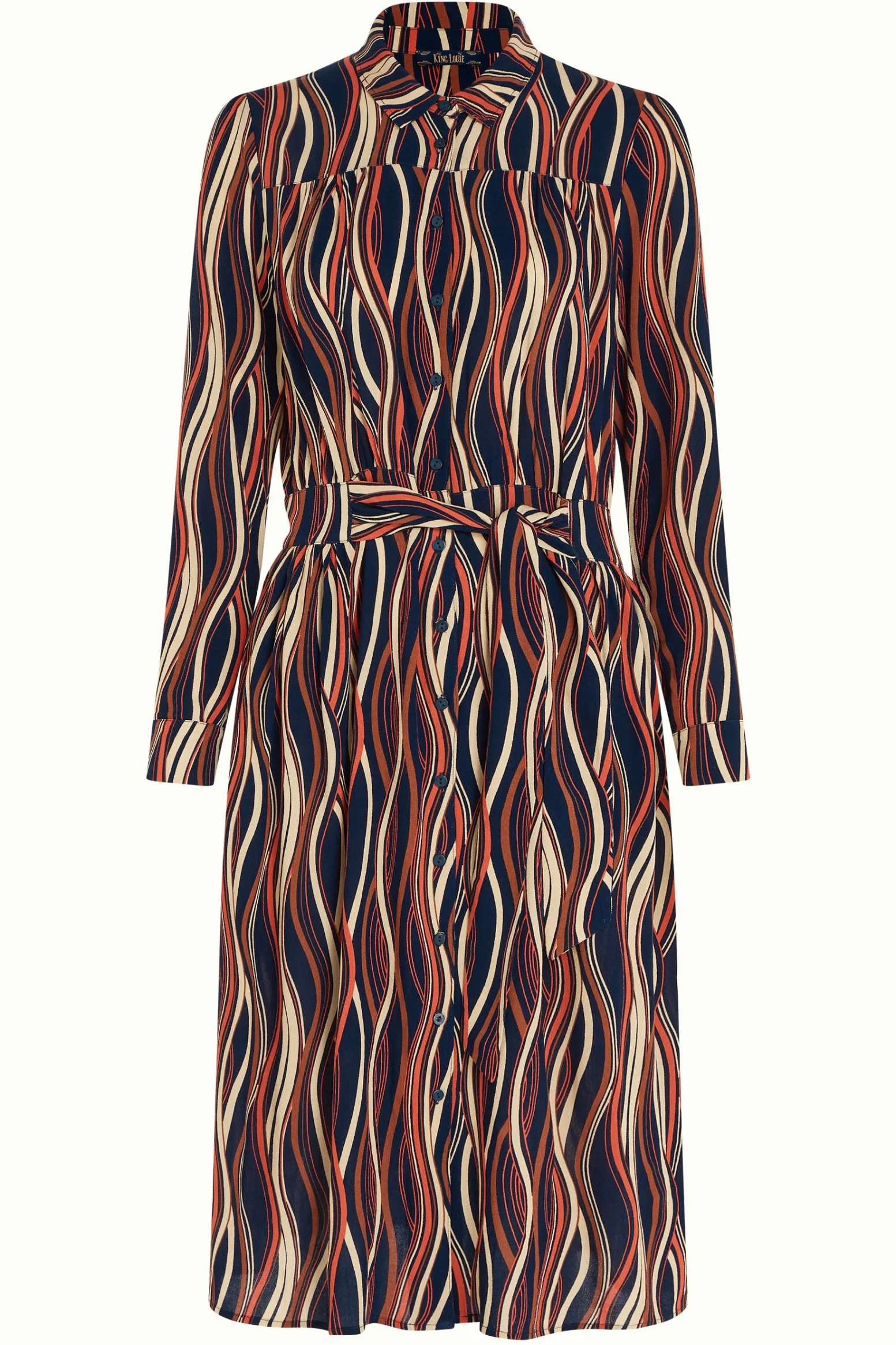 King Louie Jurken|Lalia Dress Merrill Blue