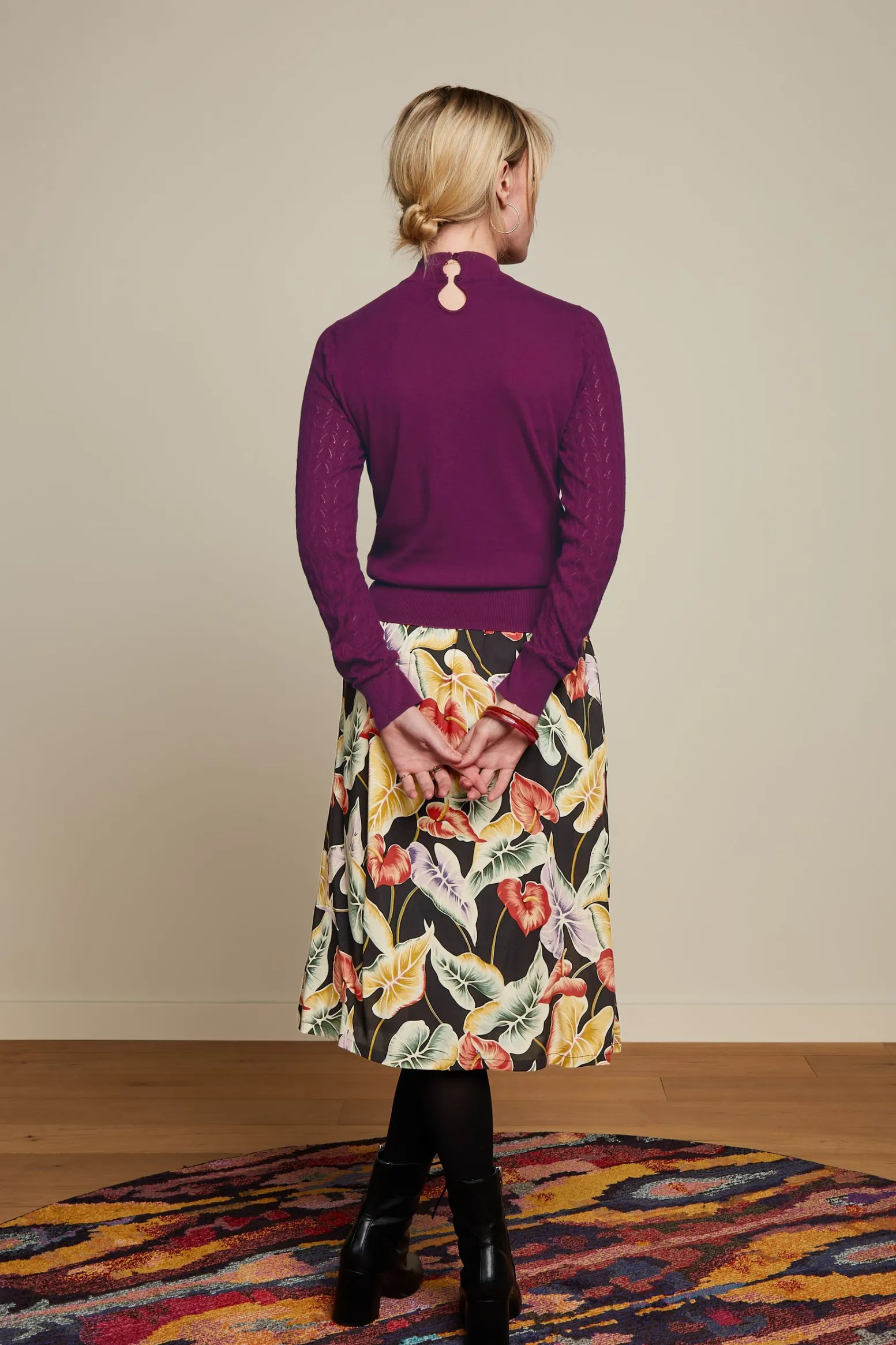 King Louie Rokken|Layla Skirt Marmora Black