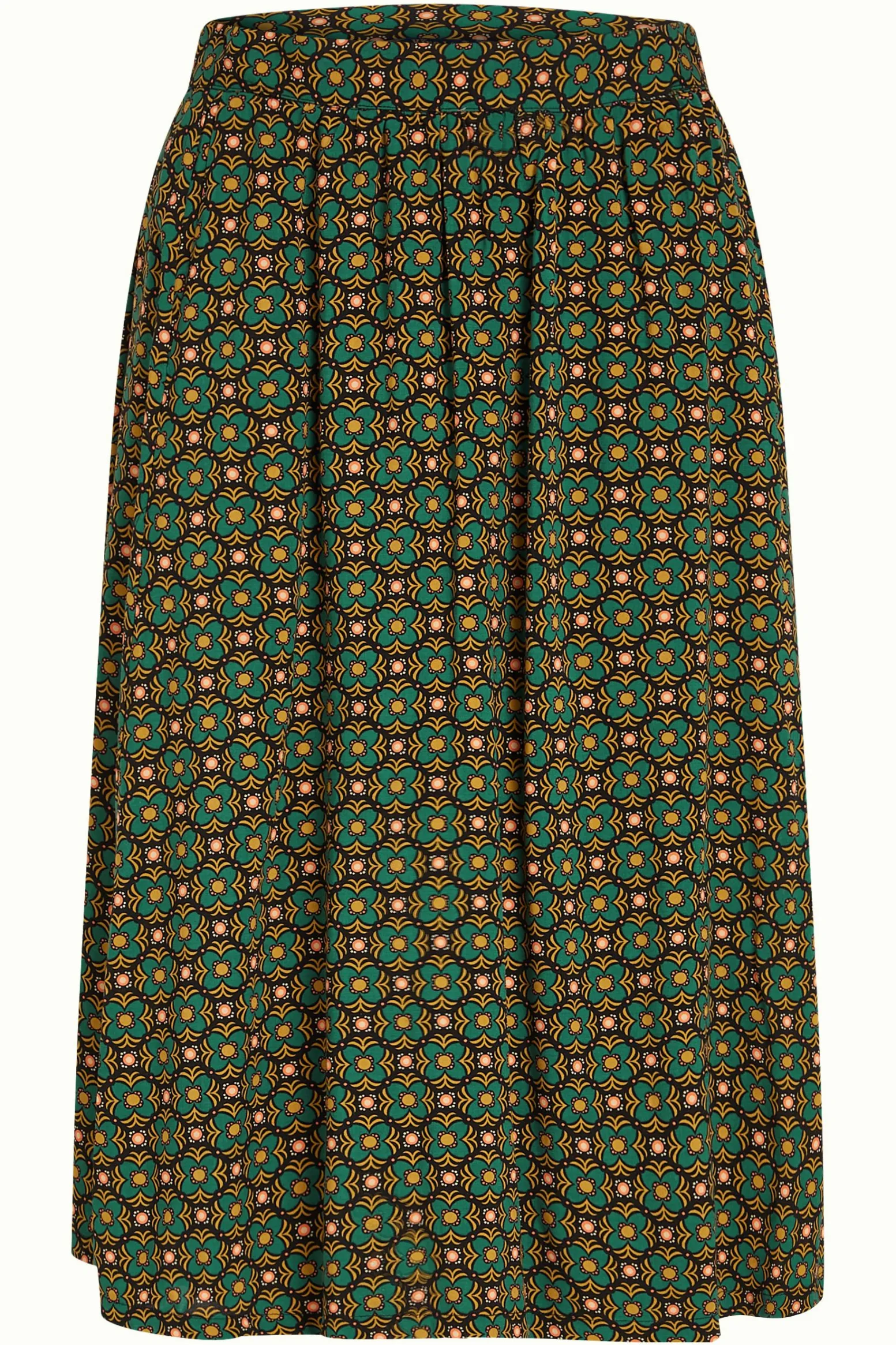 King Louie Rokken|Layla Skirt Valley Peacock Green