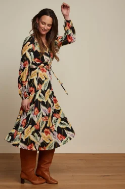 King Louie Jurken|Lelia Dress Marmora Black