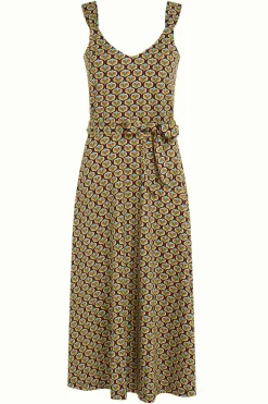 King Louie Jurken|Lenny Dress Indy Delphinium Green