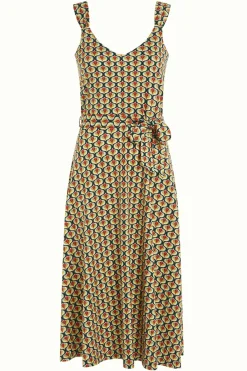King Louie Jurken|Lenny Dress Indy Sun Orange