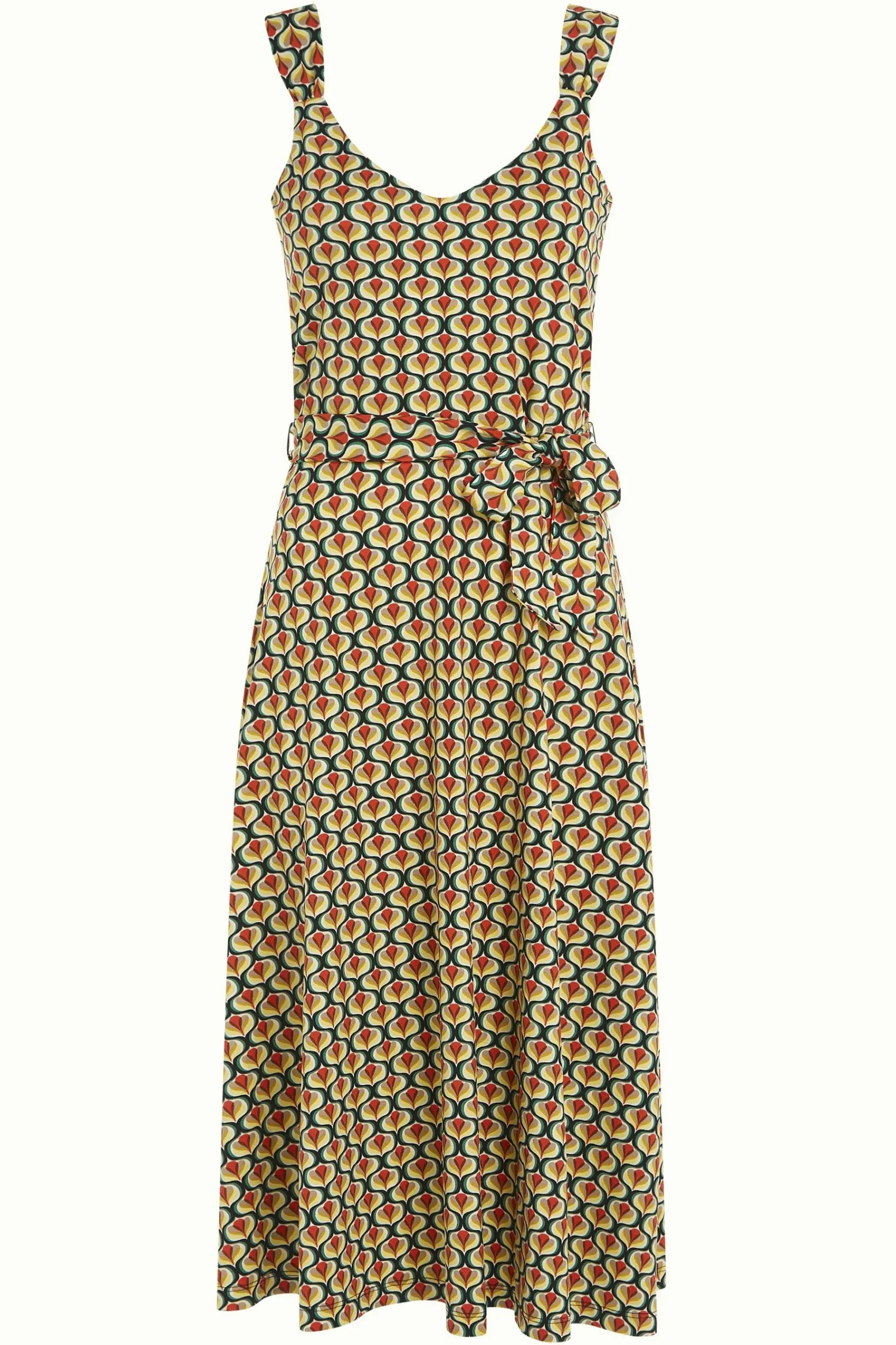 King Louie Jurken|Lenny Dress Indy Sun Orange