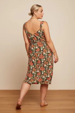 King Louie Jurken|Lenny Dress Ryder Langoustino Orange
