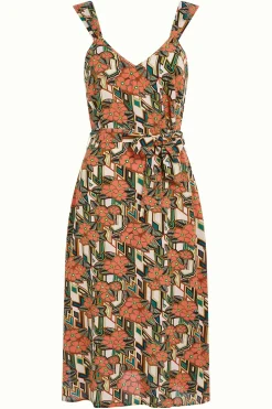 King Louie Jurken|Lenny Dress Ryder Langoustino Orange