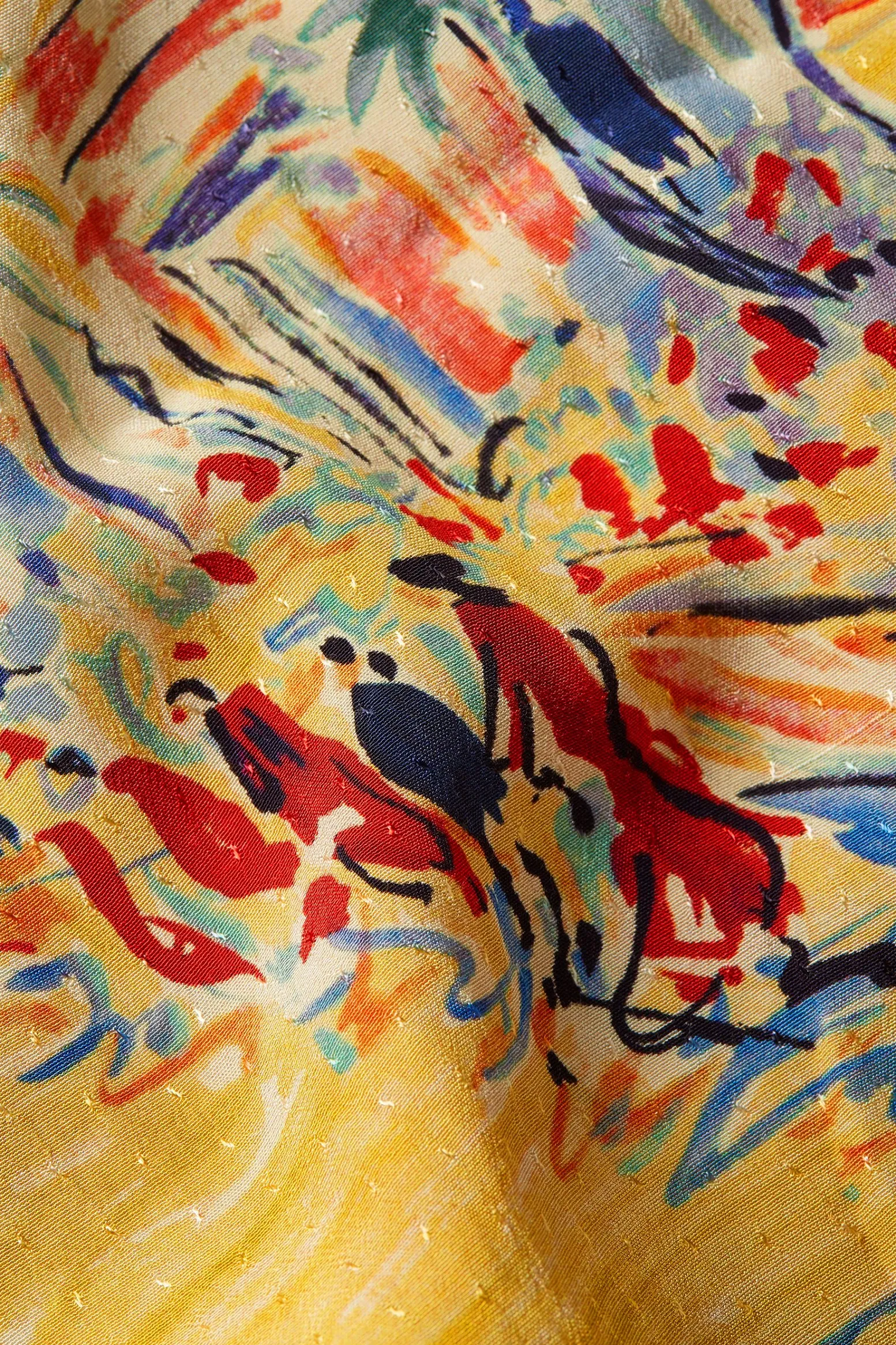 King Louie Jurken|Lenny Dress Serafini Tuscan Yellow