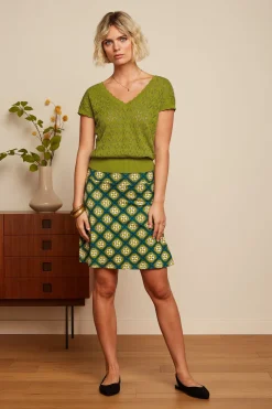 King Louie Tops & Shirts|Lila V Top Rocky Ajour Woodbine Green
