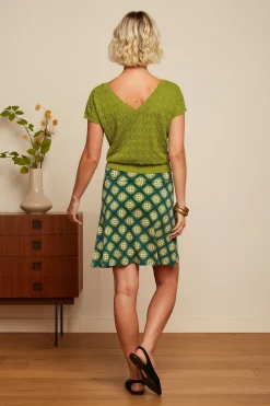 King Louie Tops & Shirts|Lila V Top Rocky Ajour Woodbine Green