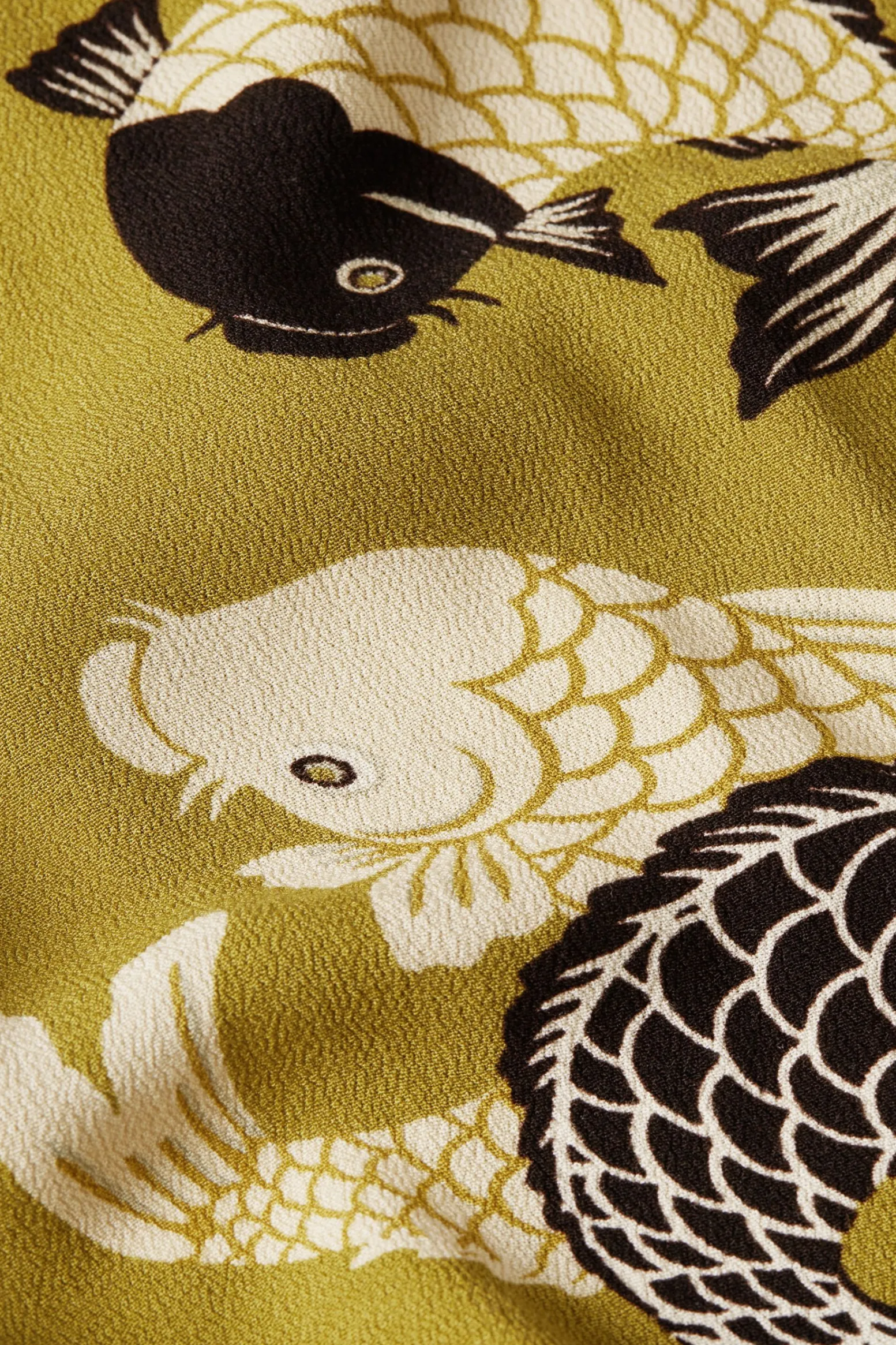 King Louie Jurken|Lizzy Dress Koi Chartreuse Yellow