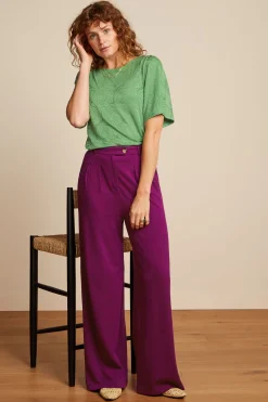 King Louie Tops & Shirts|Lizzy Top Pop-Up Mineral Green