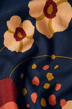 King Louie Jurken|Lola Dress Melody Evening Blue