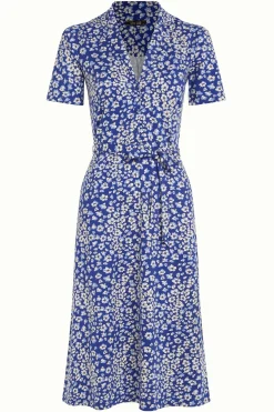 King Louie Jurken|Lola Dress Mercy Deep Ultramarine
