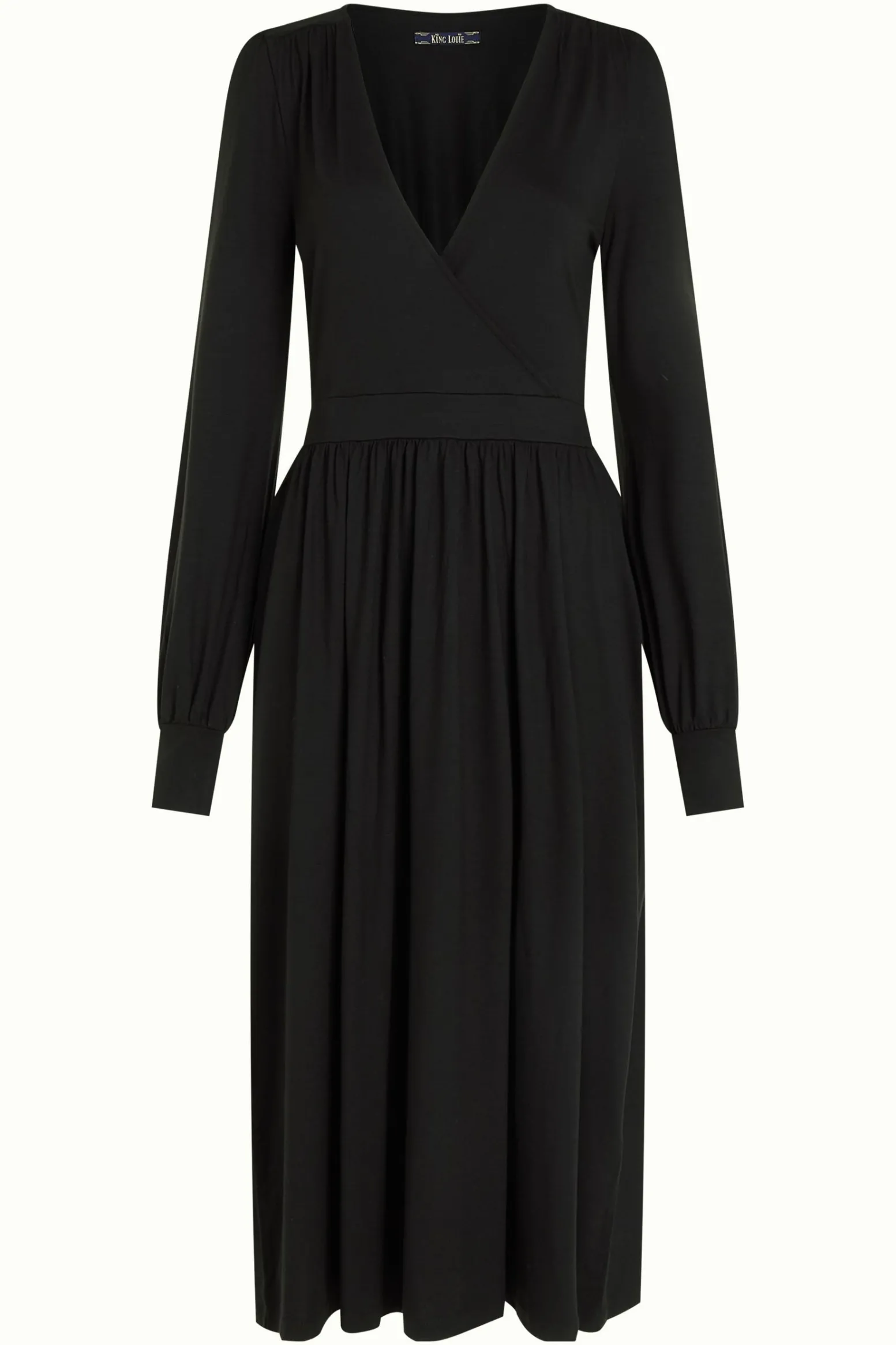 King Louie Jurken|Loretta Dress Ecovero Classic Black