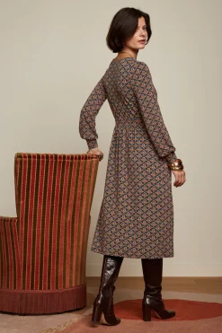 King Louie Jurken|Loretta Dress Jubilee Dragonfly Green