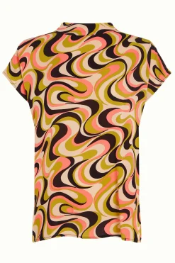 King Louie Blouses|Luciana Blouse Manic Spring Yellow
