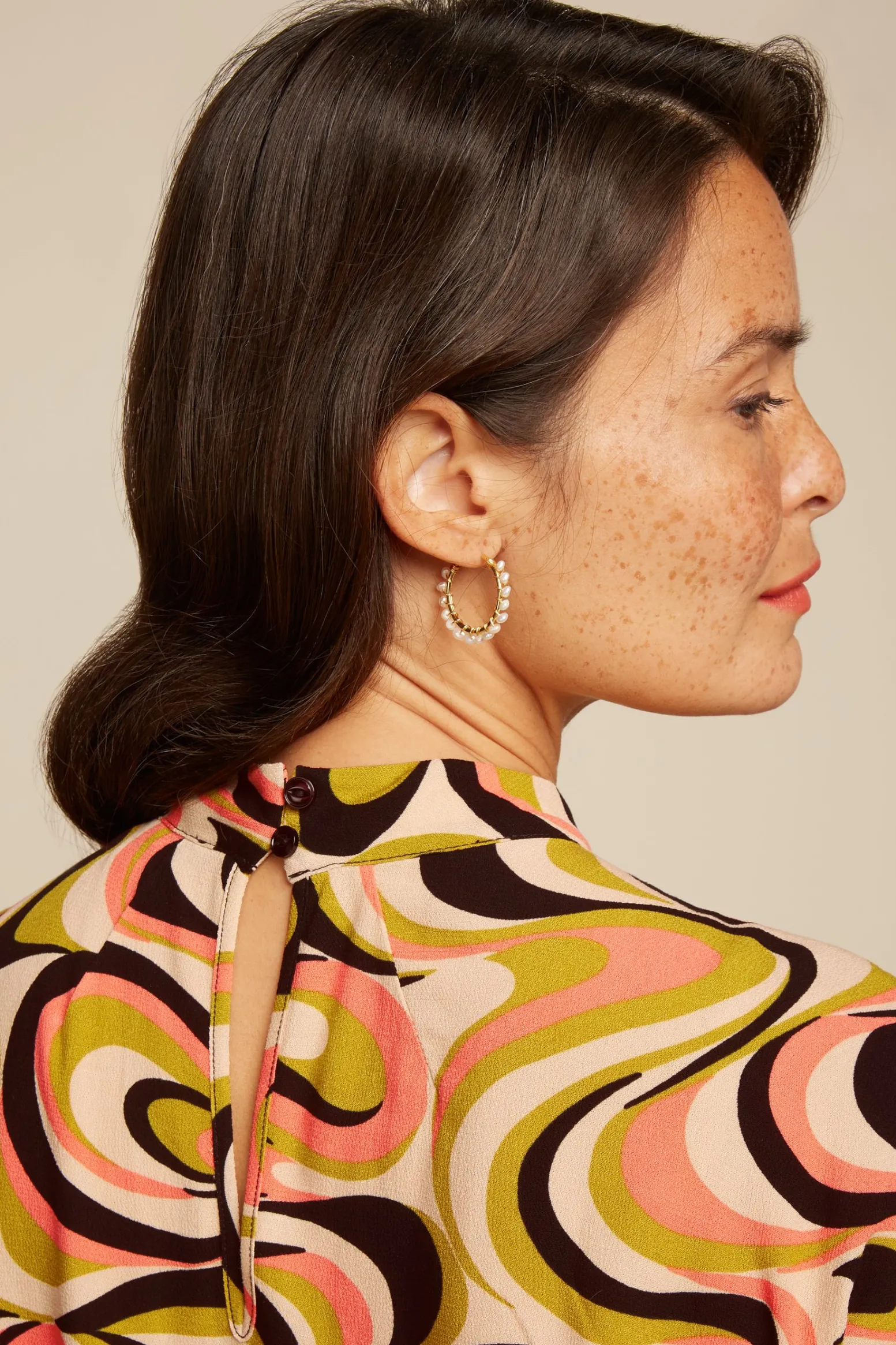 King Louie Blouses|Luciana Blouse Manic Spring Yellow