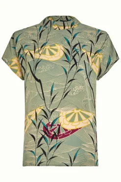 King Louie Tops & Shirts|Luciana Top Blush Dusty Turquoise
