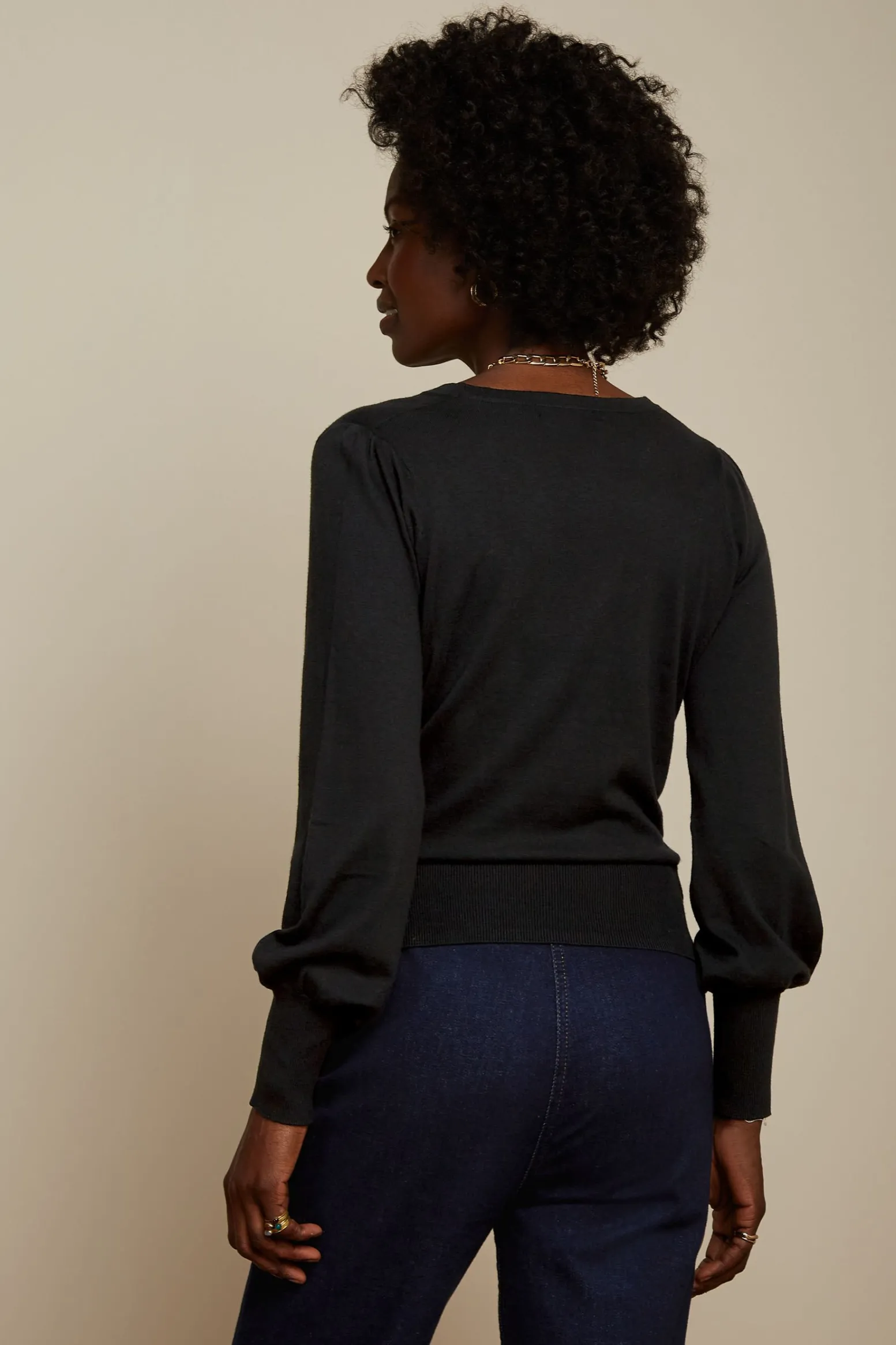 King Louie Tops & Shirts|Lulu Wrap Top Cocoon Black