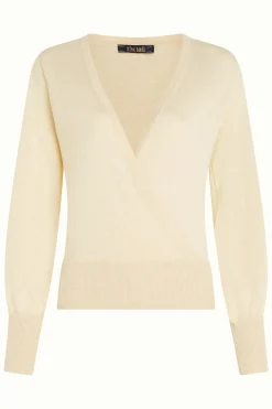 King Louie Tops & Shirts|Lulu Wrap Top Cocoon Cream