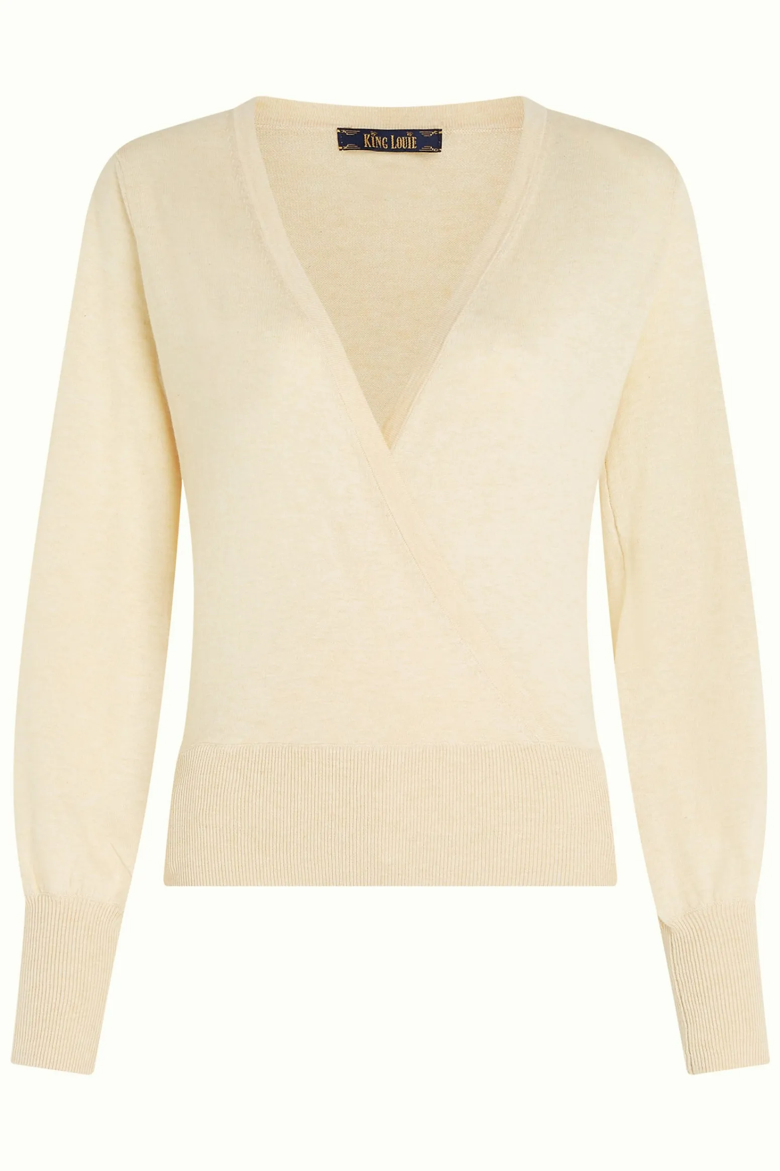 King Louie Tops & Shirts|Lulu Wrap Top Cocoon Cream
