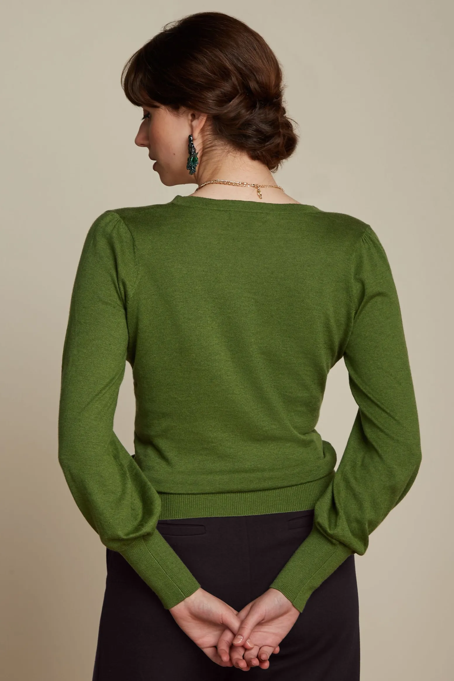 King Louie Tops & Shirts|Lulu Wrap Top Cocoon Posey Green