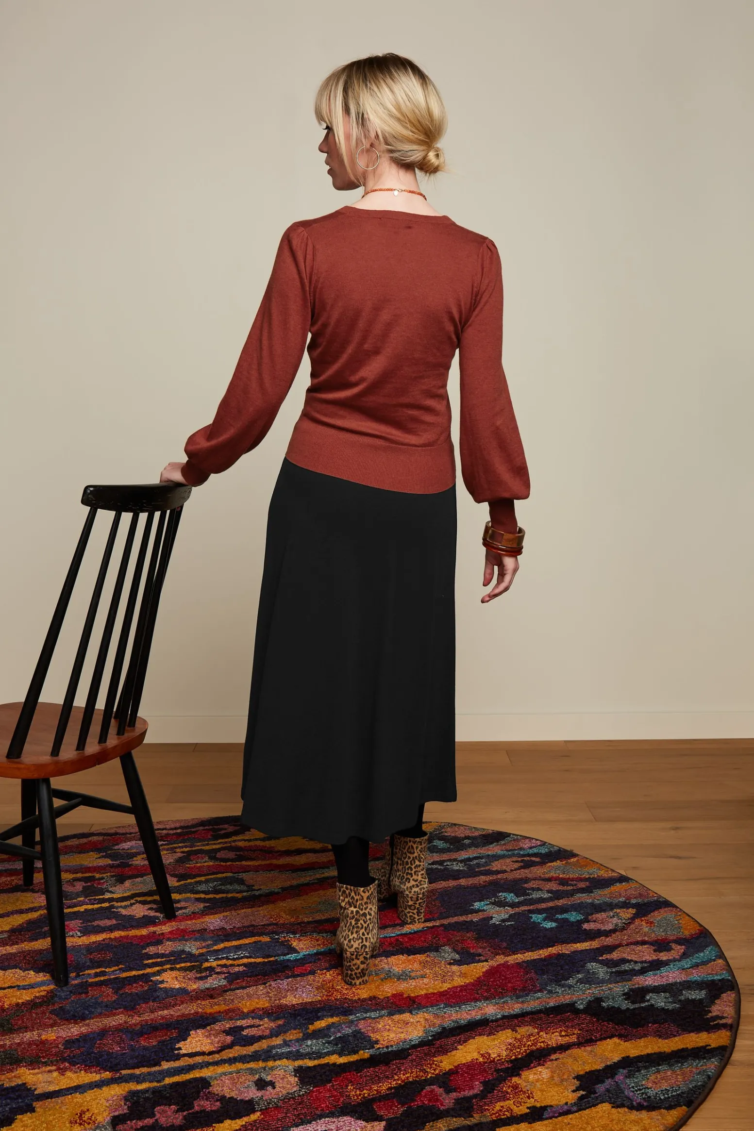 King Louie Tops & Shirts|Lulu Wrap Top Cocoon Patina Brown