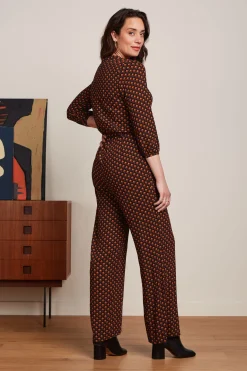 King Louie Jumpsuits|Luna Jumpsuit Mayfield Beet Red