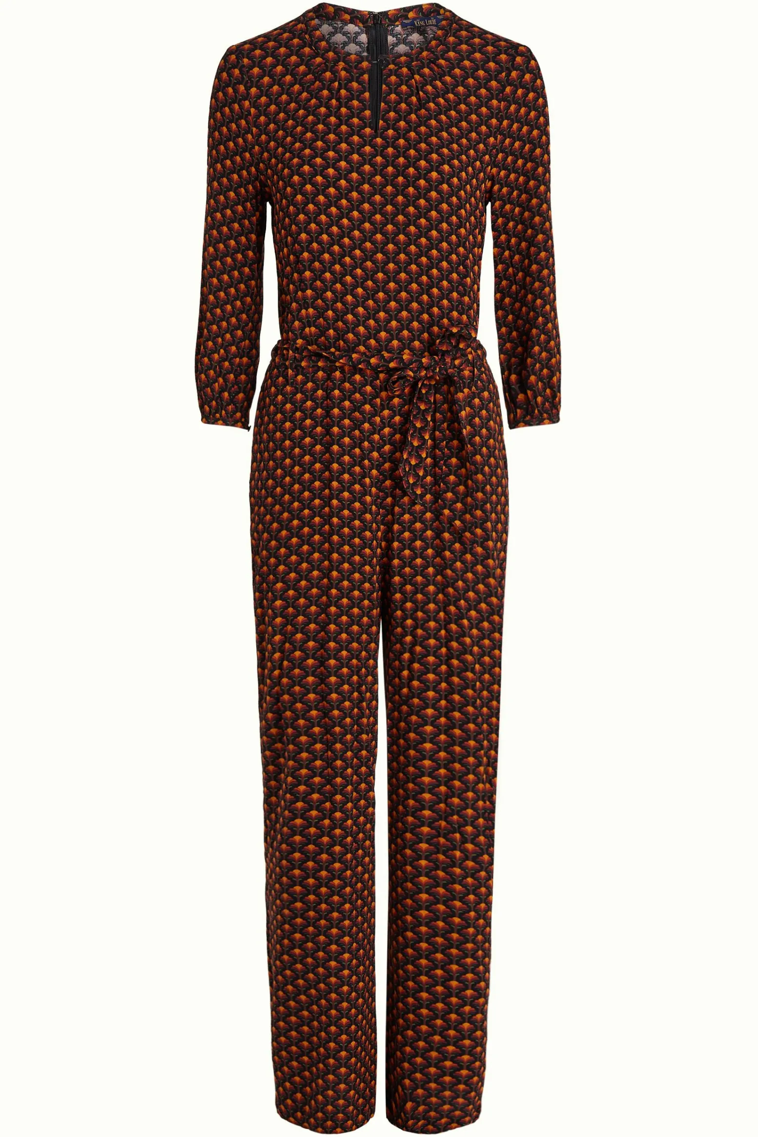 King Louie Jumpsuits|Luna Jumpsuit Mayfield Beet Red