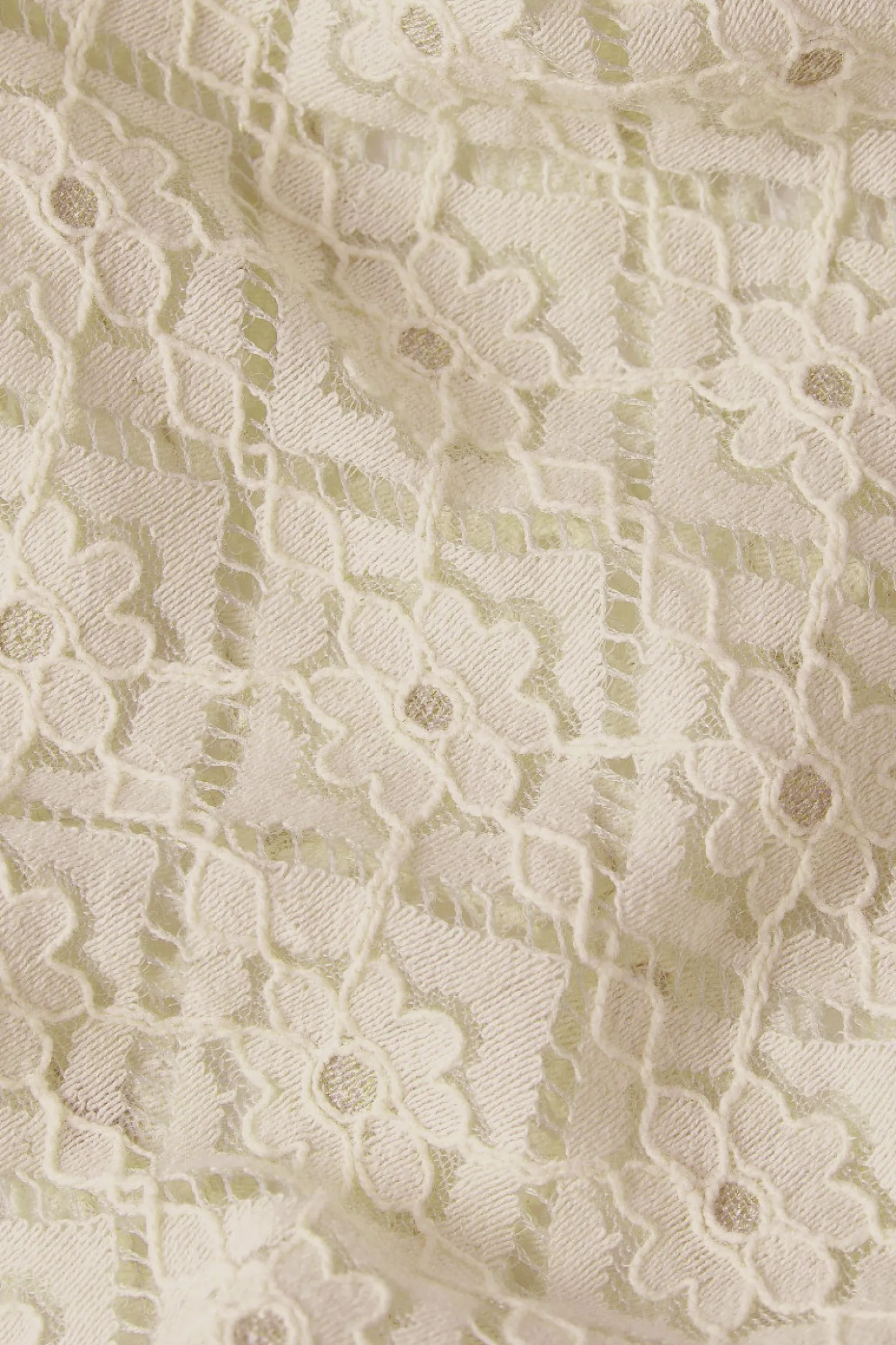 King Louie Blouses|Maisie Blouse Artiste Lace Ivory