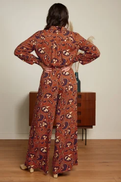 King Louie Blouses|Maisie Blouse Cecilia Spicy Brown