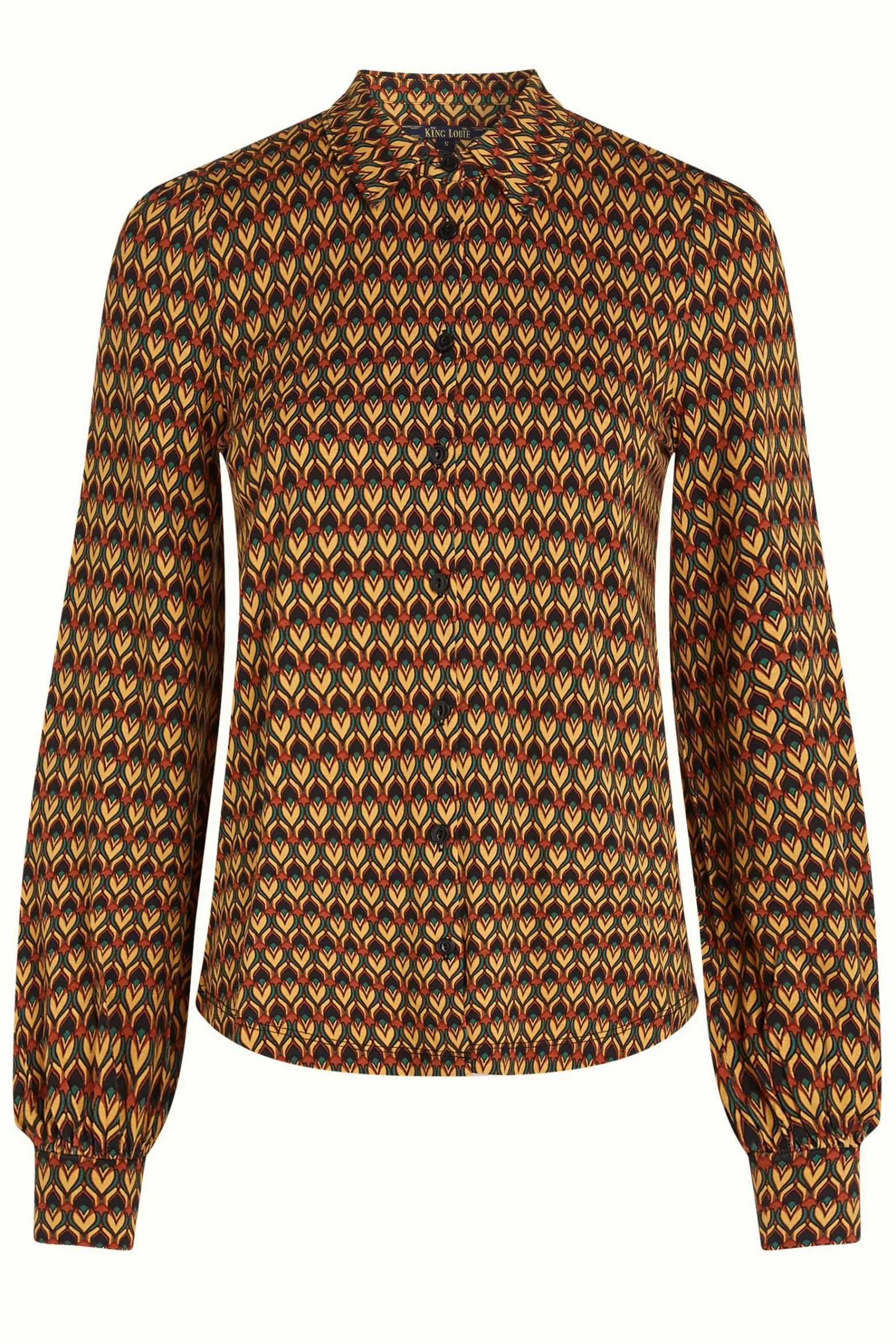 King Louie Blouses|Maisie Blouse Dandy Black