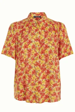 King Louie Blouses|Maisie Blouse Doree Fiesta Red