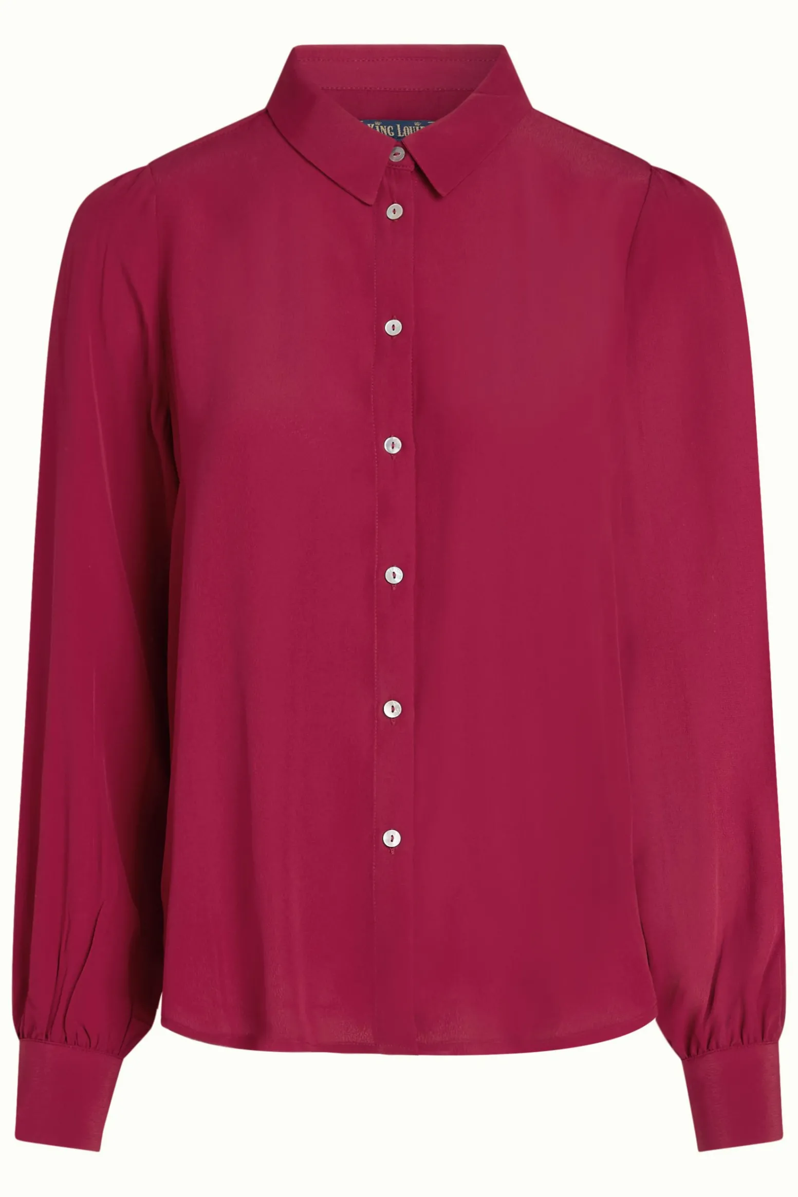 King Louie Blouses|Maisie Blouse Etoile Framboise Pink