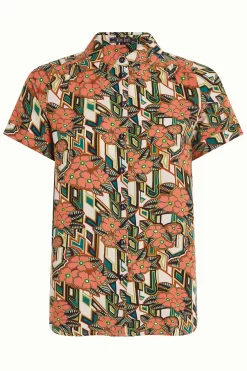 King Louie Blouses|Maisie Blouse Ryder Langoustino Orange