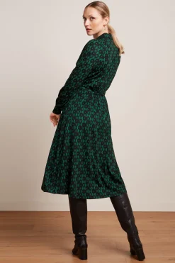 King Louie Jurken|Maisie Dress Marvin Para Green