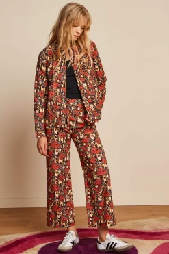 King Louie Broeken|Marcie Cropped Pants Ryder Marzipan