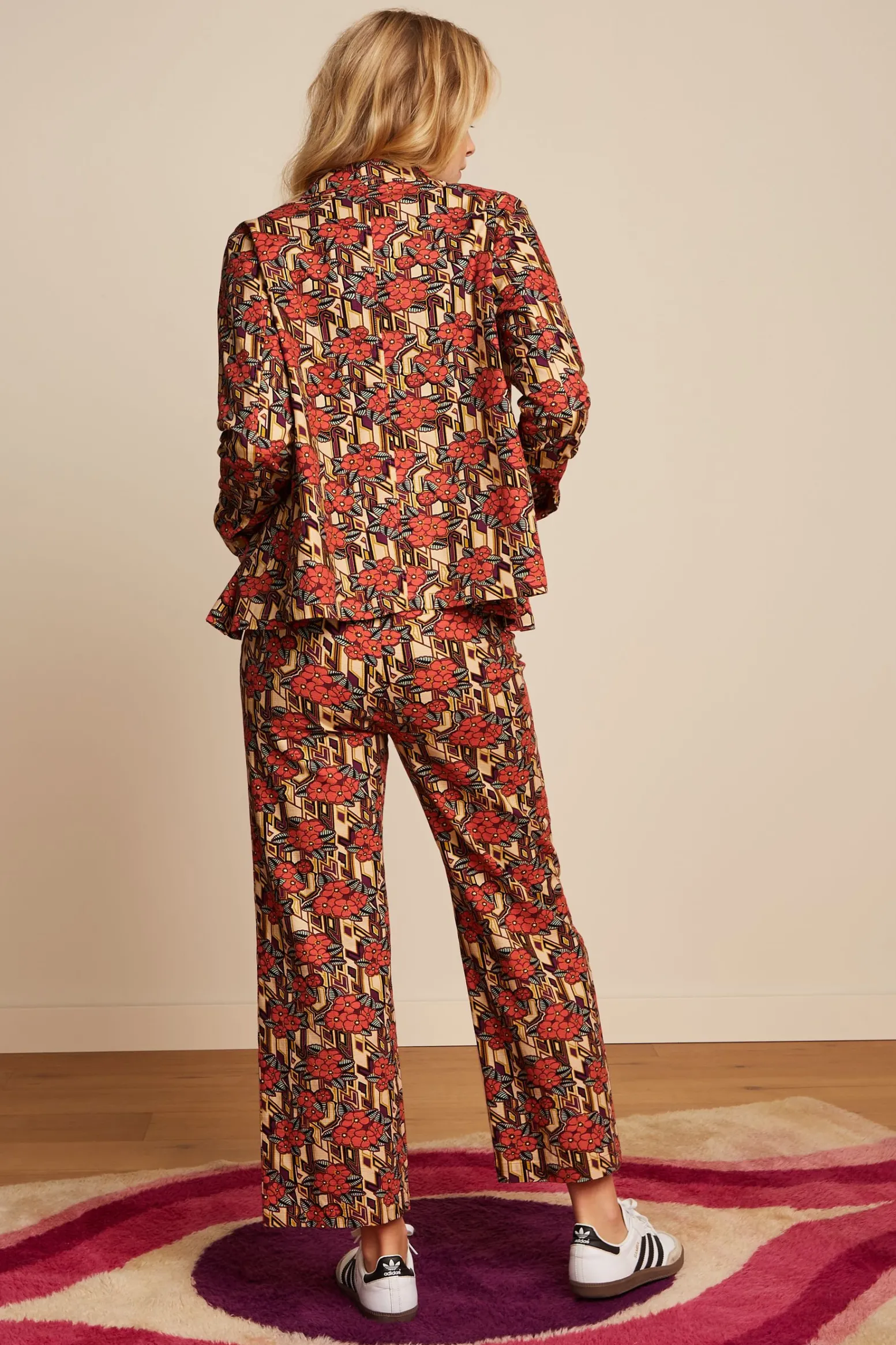 King Louie Broeken|Marcie Cropped Pants Ryder Marzipan