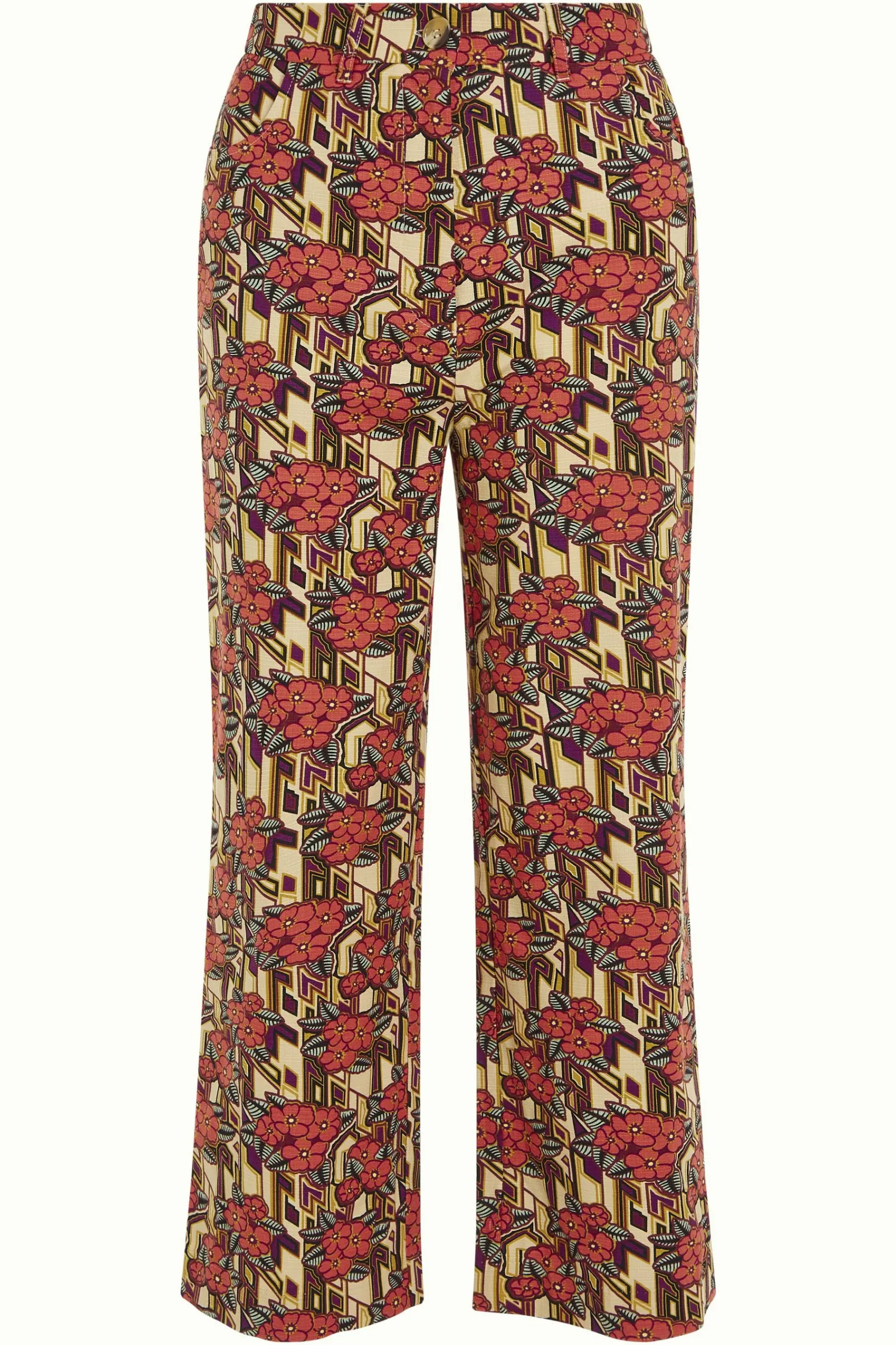 King Louie Broeken|Marcie Cropped Pants Ryder Marzipan