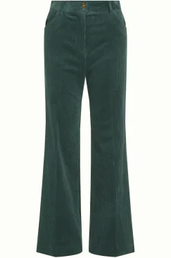 King Louie Broeken|Marcie Pants Corduroy Sycamore Green