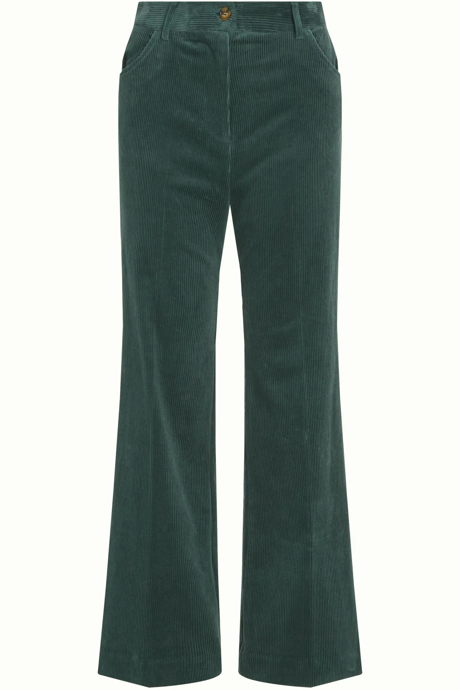 King Louie Broeken|Marcie Pants Corduroy Sycamore Green